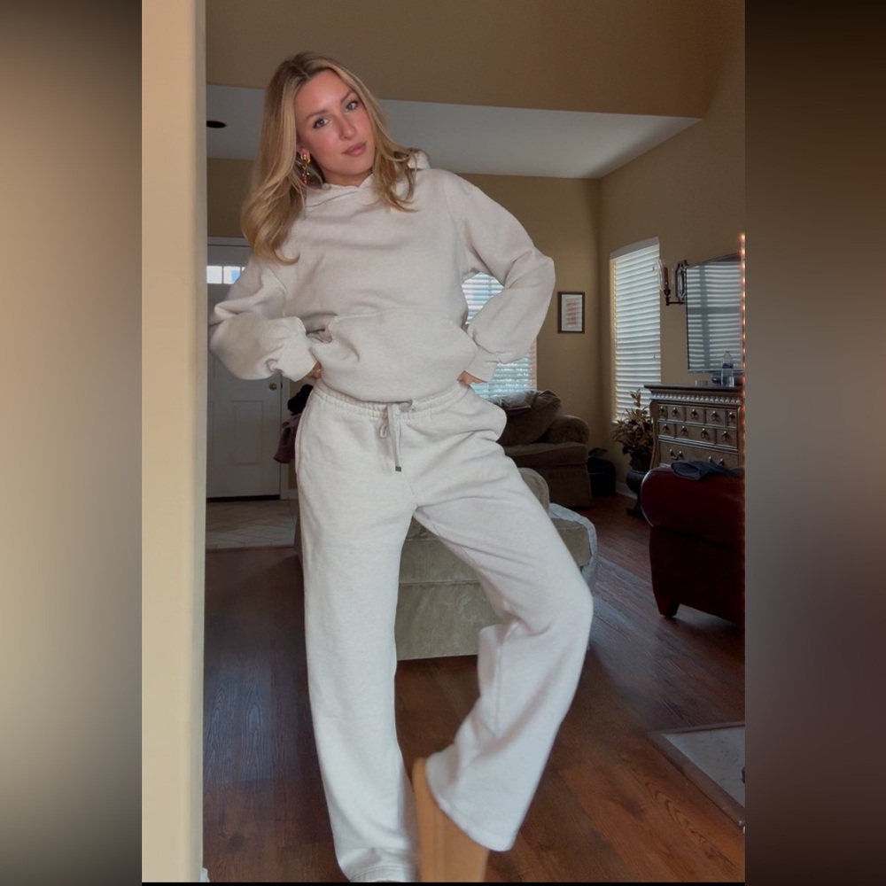 Talentless Oatmeal Heather Lounge Set